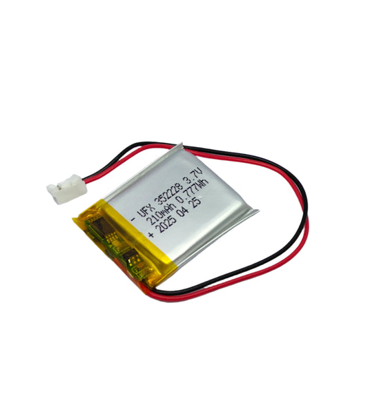 Li Po - 3.7V, 210mAh